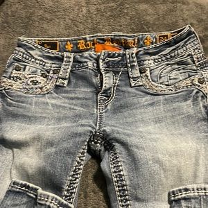 Rock revival mid rise skinny jeans size 24 yui